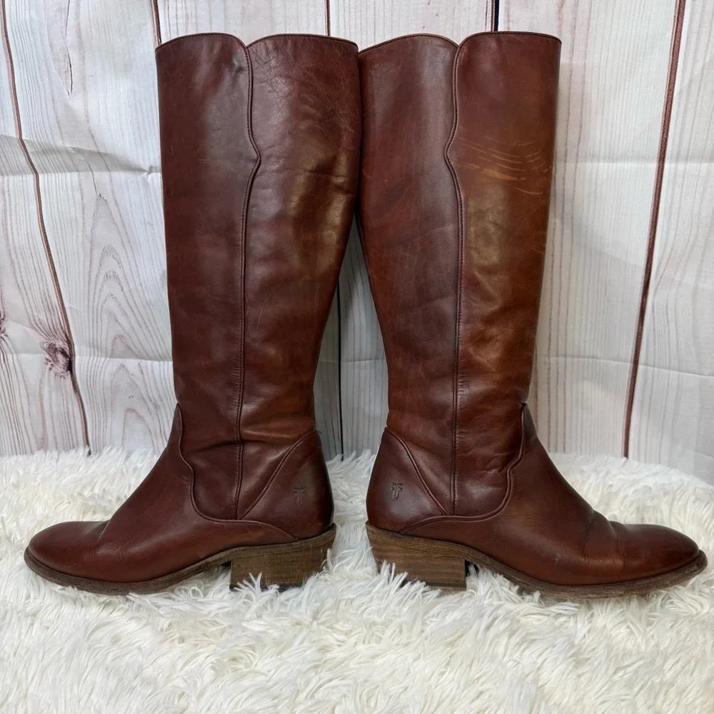 Frye Carson Piping Tall Boots